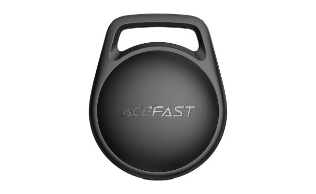 ACEFAST Smart Tag Work with Find My App For iPhone 13 14 15 16 17 Portable GPS Locator Tracking Device For Pet Key Anti lost Tag - Black